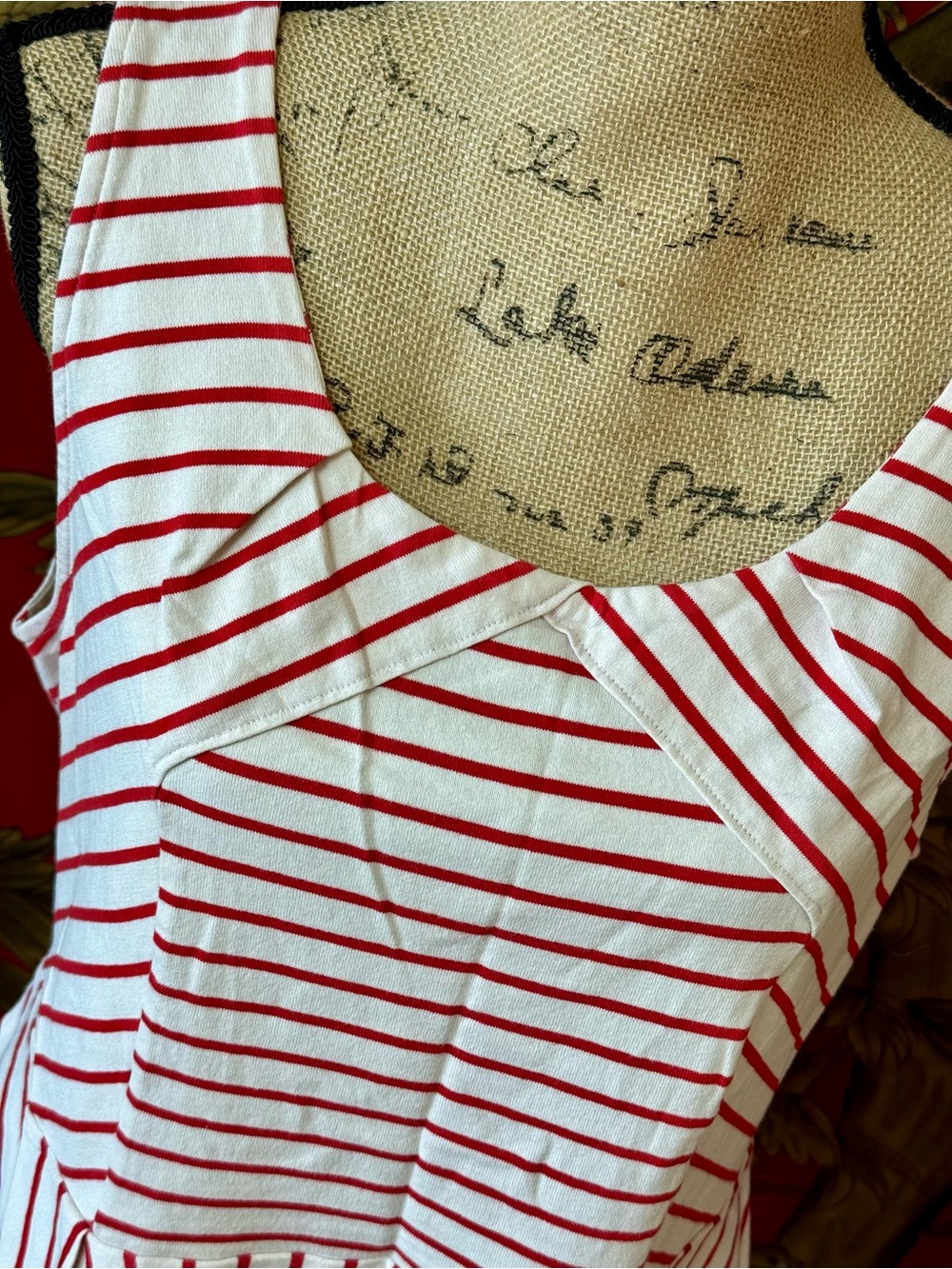 Women’s “Leifnotes” Pleated Tank | #J38 - Picture 3 of 13